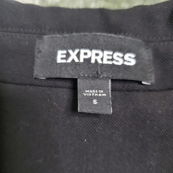 Express Black Single Button Blazer - Picture 3 of 8